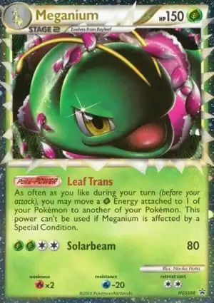 Meganium HGSS08 HeartGold & SoulSilver Promos