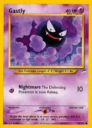 Gastly 65/105 Neo Destiny