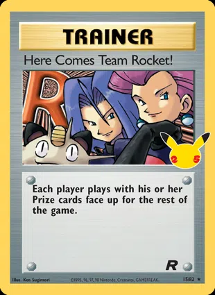 Here Comes Team Rocket! 15/82 Celebrations
