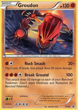 Groudon XY52 XY Promos