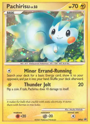 Pachirisu DP04 Diamond & Pearl Promos