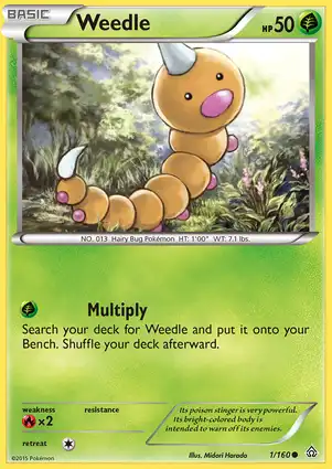 Weedle 1/160 Primal Clash