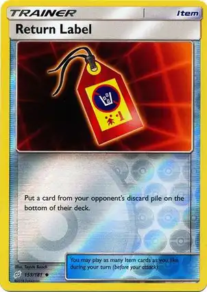 Return Label 153/181 Team Up