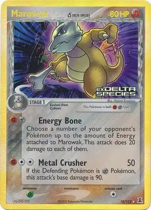 Marowak 10/113 EX Delta Species