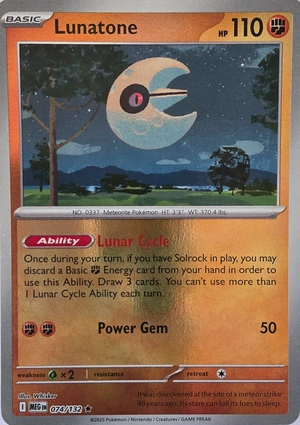 Lunatone 074/132 Mega Evolution