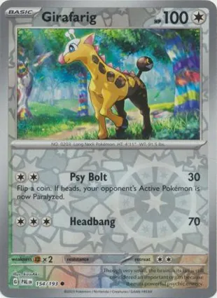 Girafarig 154/193 Paldea Evolved