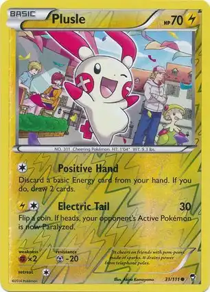 Plusle 31/111 Furious Fists