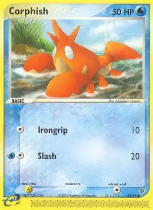 Corphish 53/97 EX Dragon