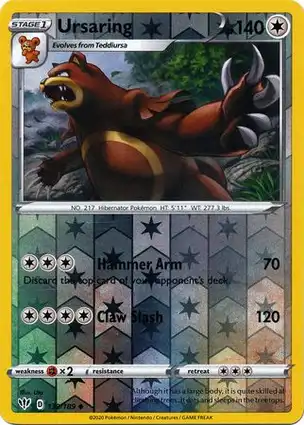 Ursaring 139/189 Darkness Ablaze