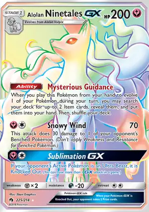 Alolan Ninetales-GX 225/214 Lost Thunder
