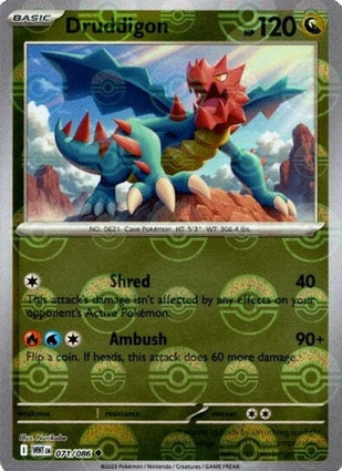 Druddigon 071/086 White Flare