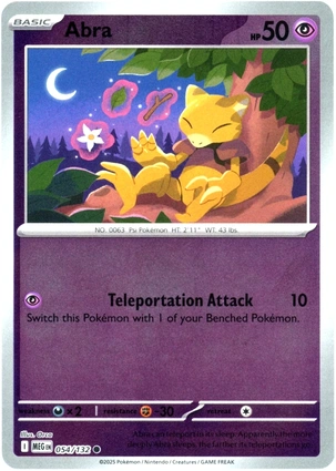 Abra 054/132 Mega Evolution