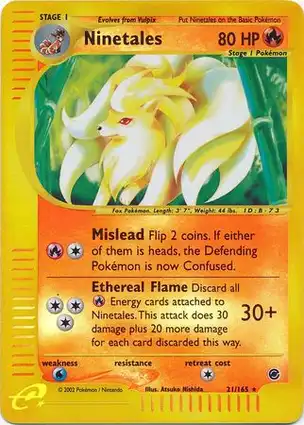 Ninetales 21/165 Expedition Base Set