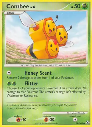Combee 59/100 Majestic Dawn