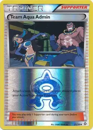 Team Aqua Admin 25/34 Double Crisis