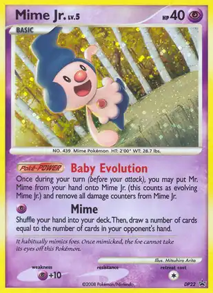 Mime Jr. DP22 Diamond & Pearl Promos
