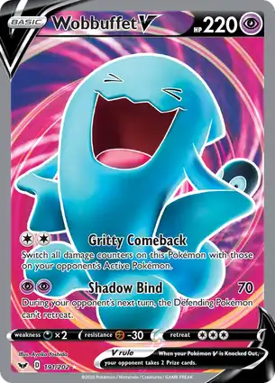 Wobbuffet V 191/202 Sword & Shield