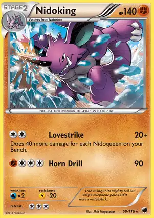 Nidoking 58/116 Plasma Freeze