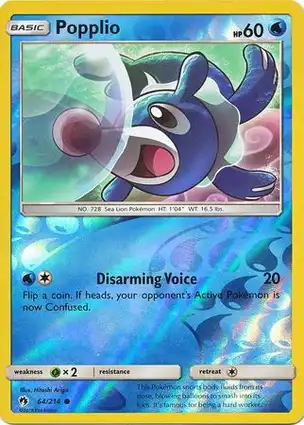 Popplio 64/214 Lost Thunder