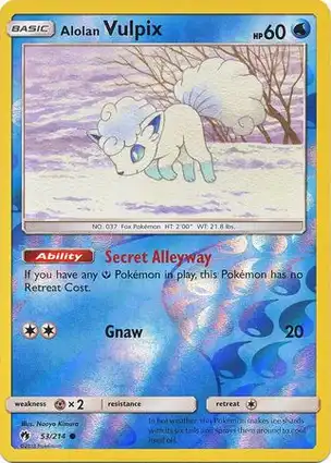 Alolan Vulpix 53/214 Lost Thunder