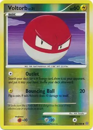 Voltorb 81/100 Stormfront