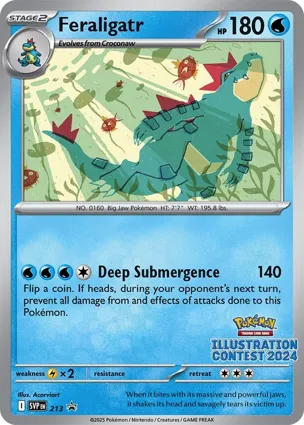 Feraligatr 213 Scarlet & Violet Promos