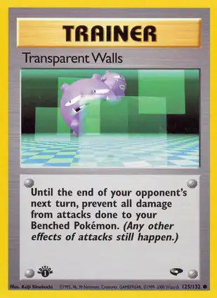 Transparent Walls 125/132 Gym Challenge 1st Edition