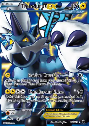 Thundurus-EX 110/116 Plasma Freeze