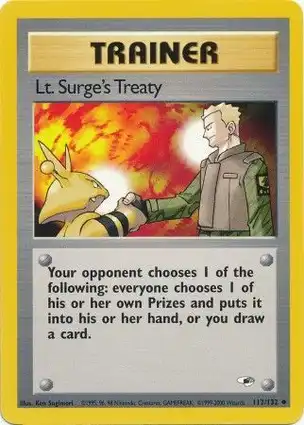 Lt. Surge's Treaty 112/132 Gym Heroes