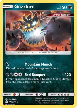 Guzzlord 136/236 Cosmic Eclipse