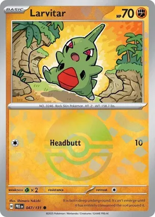 Larvitar 047/131 Prismatic Evolutions