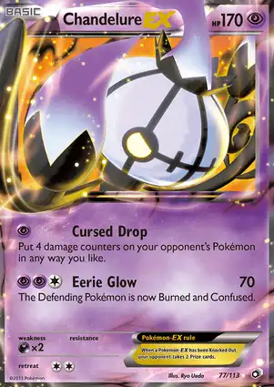 Chandelure-EX 77/113 Legendary Treasures