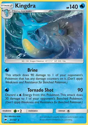 Kingdra 31/147 Burning Shadows