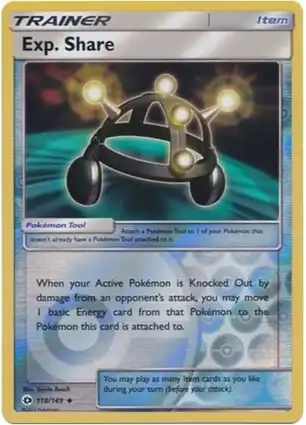 Exp. Share 118/149 Sun & Moon