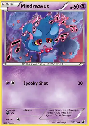 Misdreavus 57/113 Legendary Treasures