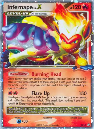 Infernape LV.X DP10 Diamond & Pearl Promos