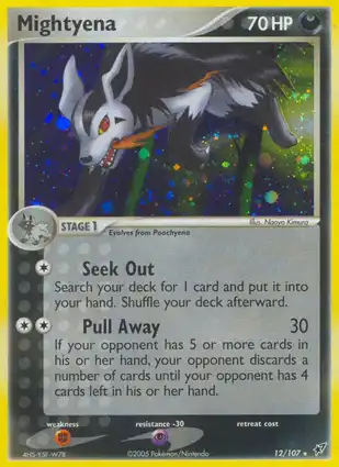 Mightyena 12/107 EX Deoxys
