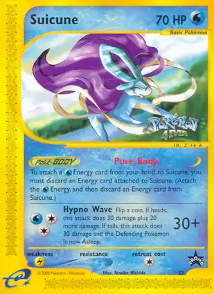 Suicune 53 Wizards of the Coast Promos