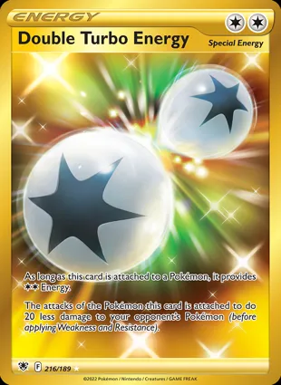 Double Turbo Energy 216/189 Astral Radiance