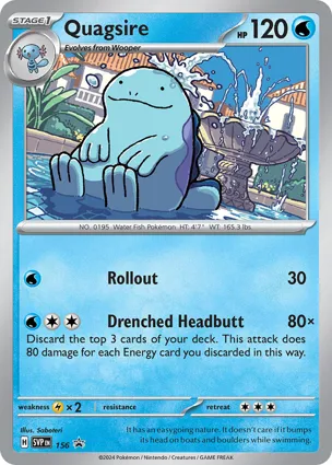 Quagsire 156 Scarlet & Violet Promos