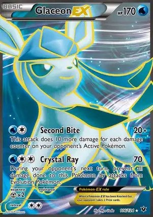 Glaceon-EX 116/124 Fates Collide