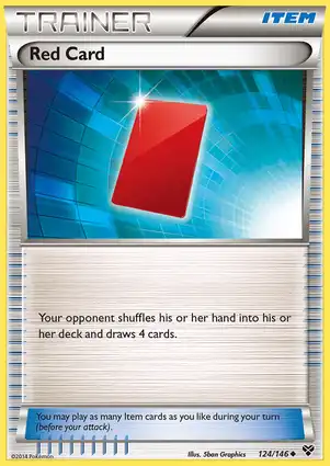 Red Card 124/146 XY