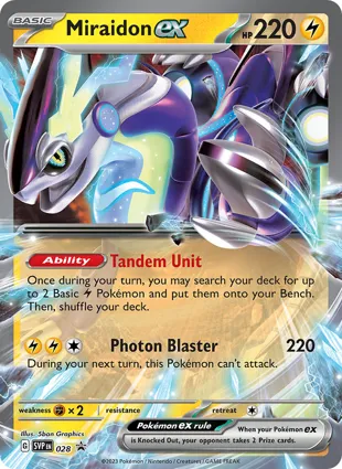 Miraidon ex 028 Scarlet & Violet Promos