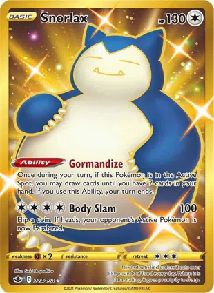 Snorlax 224/198 Chilling Reign