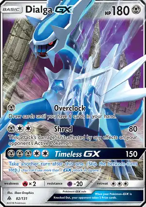 Dialga-GX 82/131 Forbidden Light