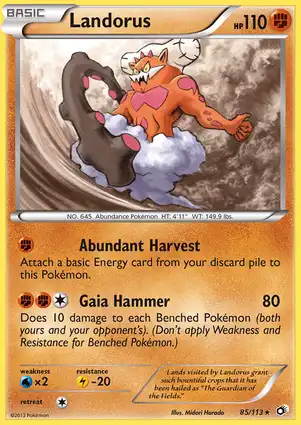 Landorus 85/113 Legendary Treasures