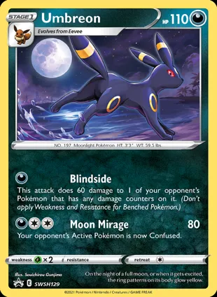 Umbreon SWSH129 Sword & Shield Promos