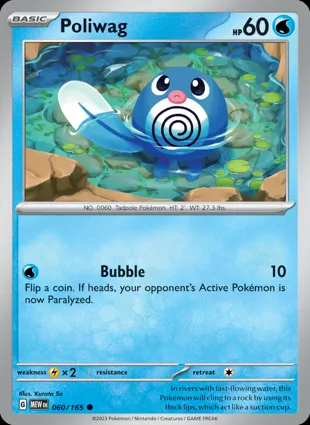 Poliwag 060/165 Scarlet & Violet 151