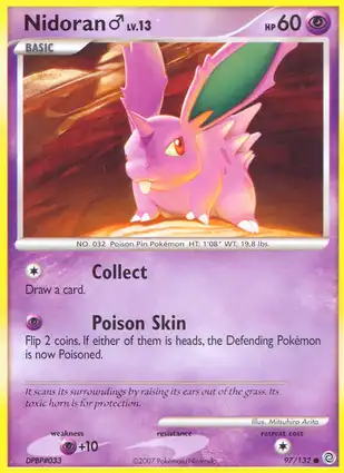Nidoran ♂ 97/132 Secret Wonders