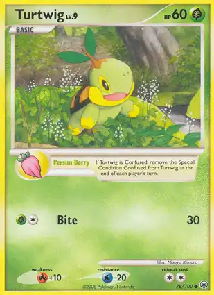 Turtwig 78/100 Majestic Dawn